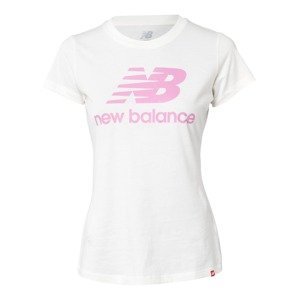 new balance Funkčné tričko  svetloružová / biela
