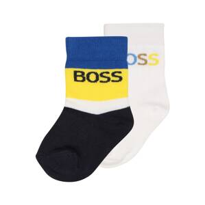 BOSS Kidswear Ponožky  modrá / námornícka modrá / žltá / biela