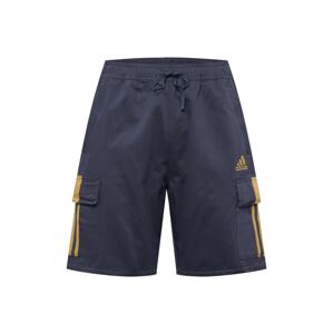 ADIDAS SPORTSWEAR Športové nohavice 'Tiro'  námornícka modrá / zlatá žltá
