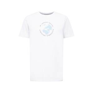 By Garment Makers Tričko 'Penley'  námornícka modrá / svetlomodrá / biela