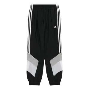 ADIDAS SPORTSWEAR Športové nohavice 'Colorblock '  sivá / čierna / biela