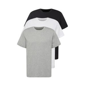 SEIDENSTICKER Tričko  sivá melírovaná / čierna / biela