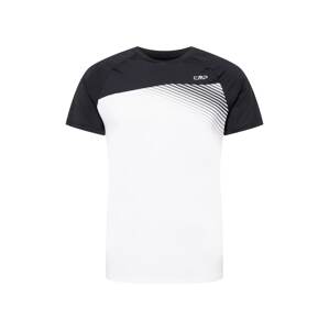 CMP Funkčné tričko  čierna / biela