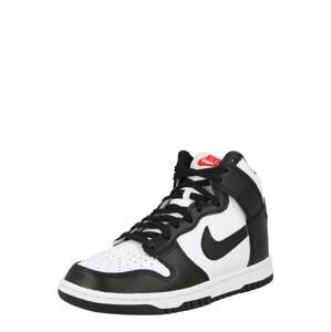 Nike Sportswear Členkové tenisky 'DUNK HIGH'  čierna / biela