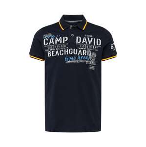 CAMP DAVID Tričko  námornícka modrá / svetlomodrá / žltá / biela