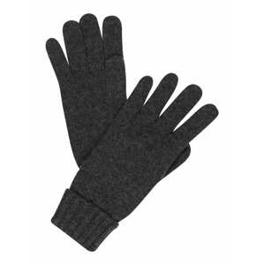 LeGer Premium Prstové rukavice 'Kiara'  sivá melírovaná