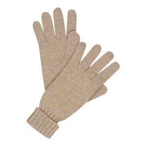 LeGer Premium Prstové rukavice 'Kiara'  svetlohnedá