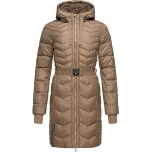 NAVAHOO Zimný kabát 'Alpenveilchen'  hnedá