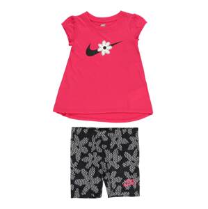 Nike Sportswear Set ' DAISY'  ružová / čierna / biela
