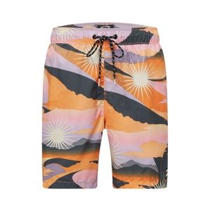 BILLABONG Plavecké šortky 'Sundays'  svetložltá / sivá / svetlofialová / oranžová