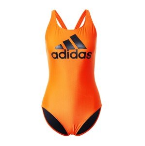 ADIDAS PERFORMANCE Športové jednodielne plavky  oranžová / čierna