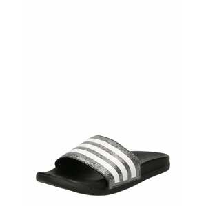 ADIDAS SPORTSWEAR Plážové / kúpacie topánky 'Adilette Comfort'  čierna / biela
