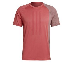 ADIDAS SPORTSWEAR Funkčné tričko 'Colourblock'  červená