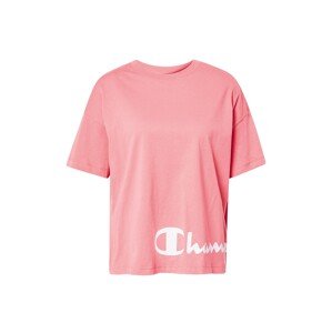 Champion Authentic Athletic Apparel Oversize tričko  ružová / biela