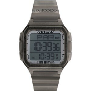 ADIDAS ORIGINALS Digitálne hodinky  tmavosivá / čierna / strieborná