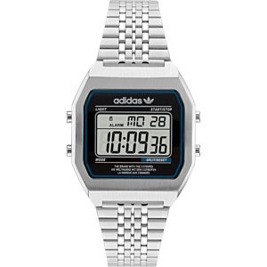 ADIDAS ORIGINALS Digitálne hodinky  čierna / strieborná
