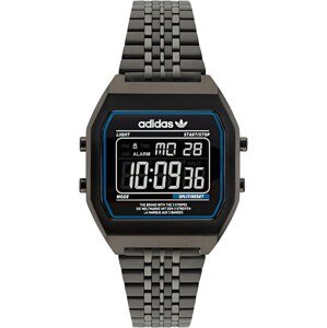 ADIDAS ORIGINALS Digitálne hodinky  modrá / striebornosivá