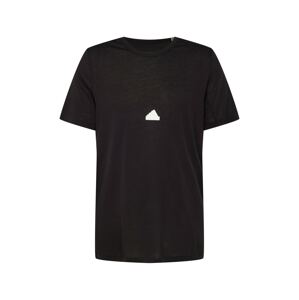 ADIDAS SPORTSWEAR Funkčné tričko 'New Fit'  čierna / biela