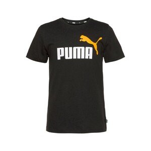 PUMA Funkčné tričko  oranžová / čierna / biela