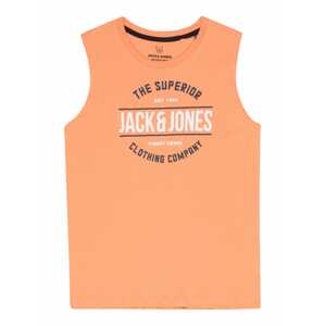 Jack & Jones Junior Tričko 'BRAT'  námornícka modrá / oranžová / biela