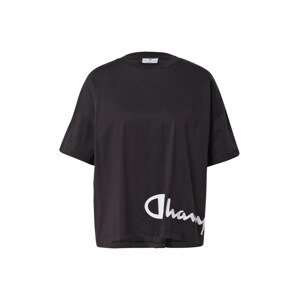 Champion Authentic Athletic Apparel Oversize tričko  čierna / biela