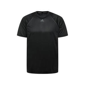 ADIDAS SPORTSWEAR Funkčné tričko 'Hiit Spin '  sivá / čierna