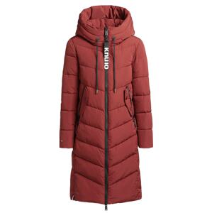 khujo Zimný kabát 'Ayleena'  hrdzavo červená / čierna / biela