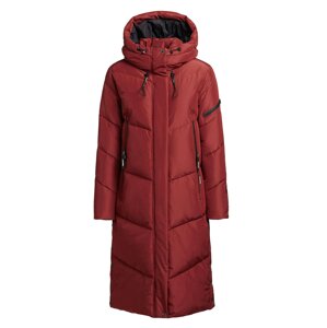 khujo Zimný kabát  tmavočervená
