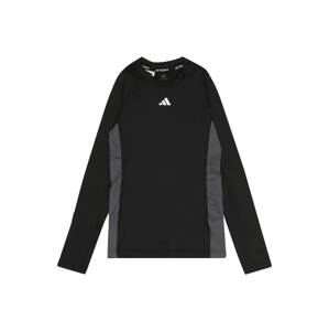 ADIDAS SPORTSWEAR Funkčné tričko  sivá / čierna / biela