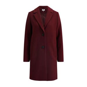 WE Fashion Prechodný kabát  vínovo červená