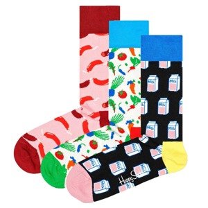 Happy Socks Ponožky  námornícka modrá / zelená / ružová / biela