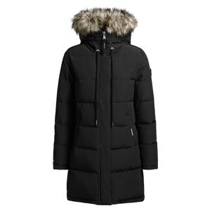 khujo Zimný kabát 'Cloren'  svetlohnedá / čierna