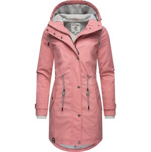 Peak Time Funkčný kabát  ružová / biela