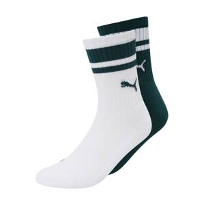 PUMA Ponožky  jedľová / biela