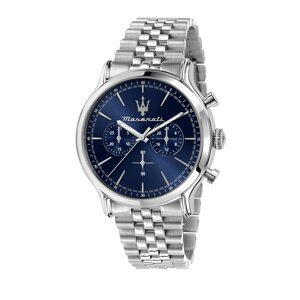 Maserati Analógové hodinky 'Epoca'  námornícka modrá / strieborná