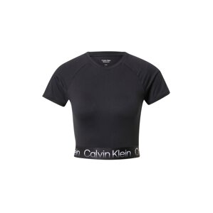 Calvin Klein Sport Tričko  čierna / biela