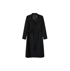MANGO Prechodný kabát 'sirenita'  čierna