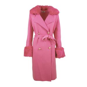 Influencer Prechodný kabát  ružová