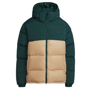 ADIDAS ORIGINALS Zimná bunda  béžová / zelená