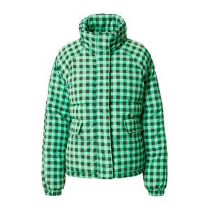 ICHI Prechodná bunda 'FRIGG'  zelená / pastelovo zelená / čierna