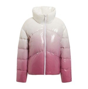 GUESS Zimná bunda  rosé / biela