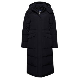 Superdry Zimný kabát 'Everest'  čierna / biela