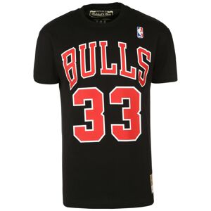 Mitchell & Ness Tričko 'Scottie Pippen Chicago Bulls'  červená / čierna / biela