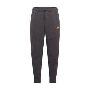Nike Sportswear Nohavice  antracitová / oranžová