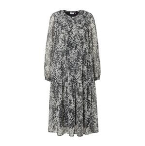 GERRY WEBER Košeľové šaty 'Mille Fleurs'  čierna / šedobiela