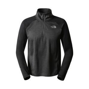 THE NORTH FACE Športový sveter  sivá melírovaná / čierna