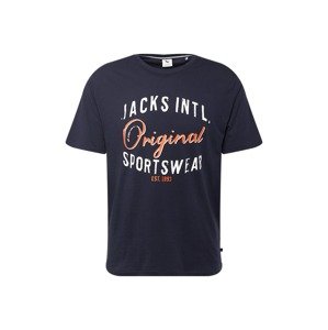 Jack's Tričko  námornícka modrá / oranžová / biela