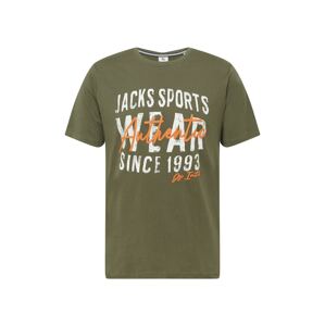 Jack's Tričko  zelená / oranžová / biela