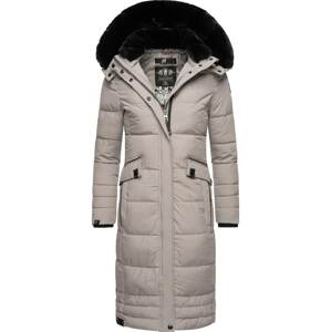 NAVAHOO Zimný kabát 'Fahmiyaa'  kamenná / čierna / biela