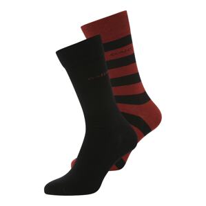 GANT Ponožky  červená / čierna